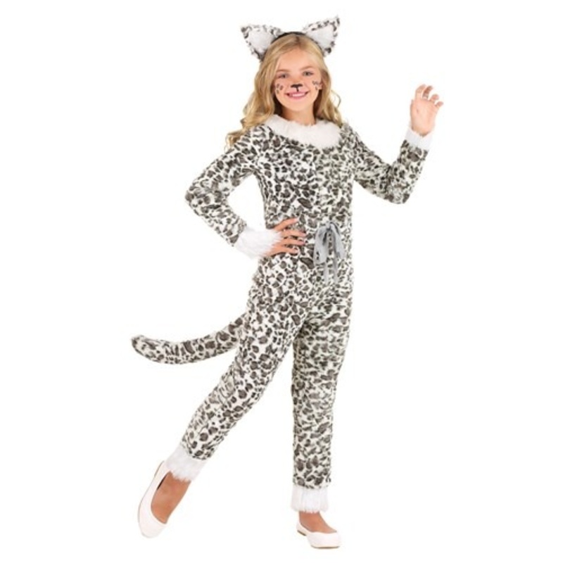 Girl's Snow Leopard Costume X-Small