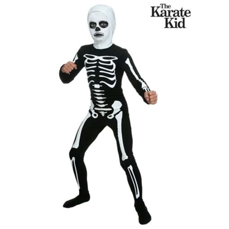 Karate Kid Skeleton Suit Kid's Costume X-Small