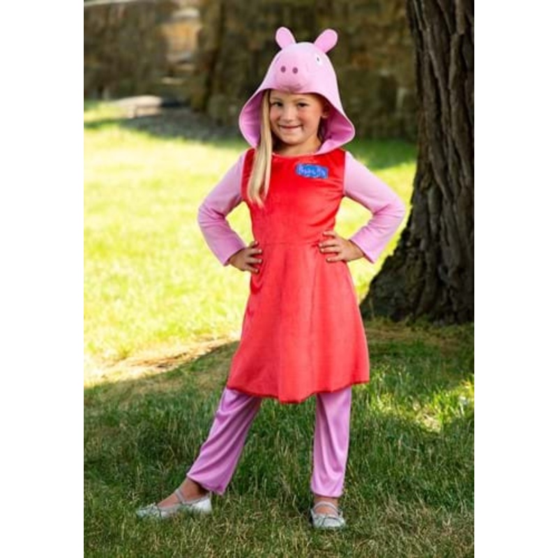 Peppa Pig Girl's Long Sleeve Costume 2T
