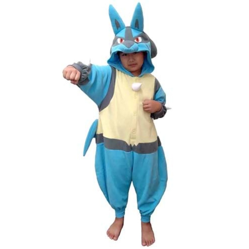 Pokemon Lucario Kid's Kigurumi Costume Standard