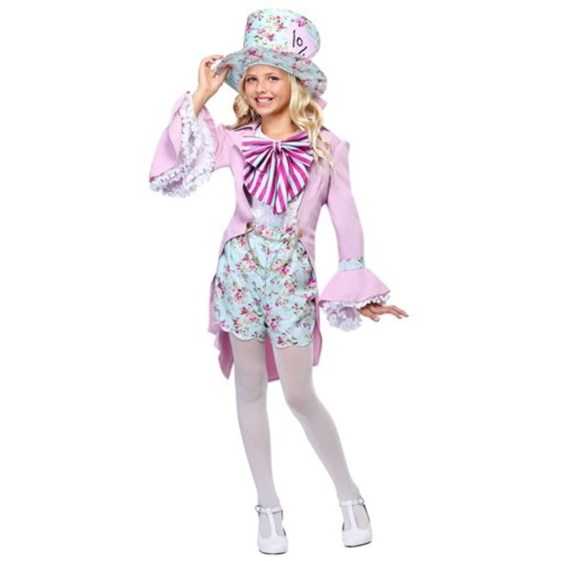 Pretty Mad Hatter Girls Costume X-Small