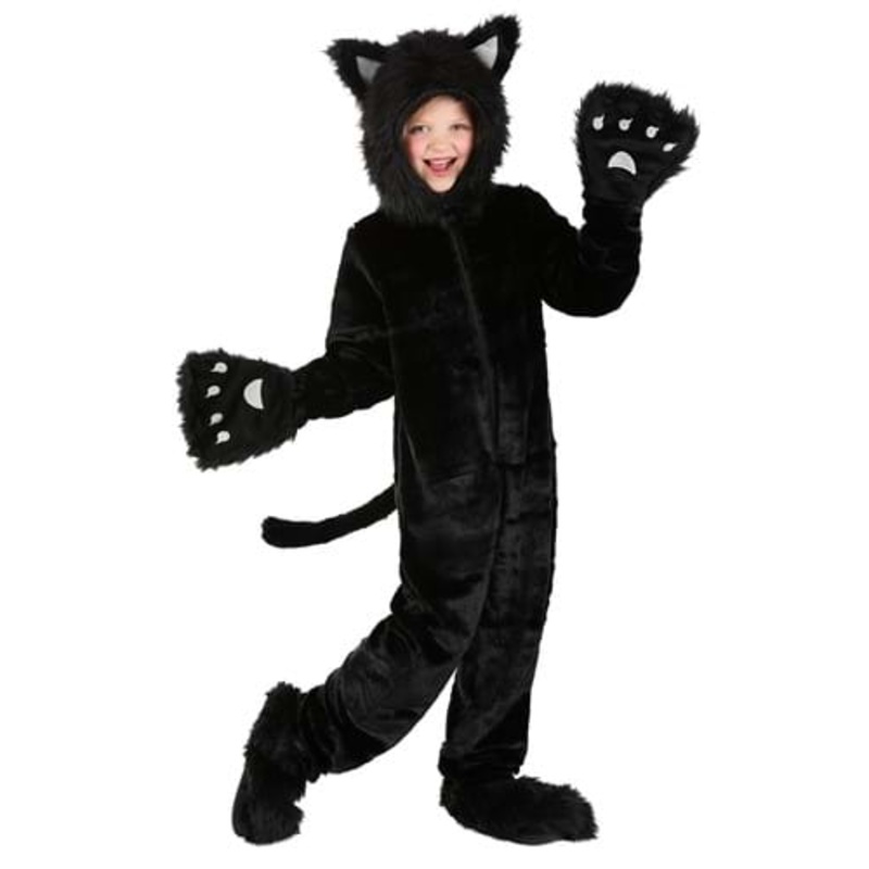 Purrfect Black Cat Costume for Kids X-Small
