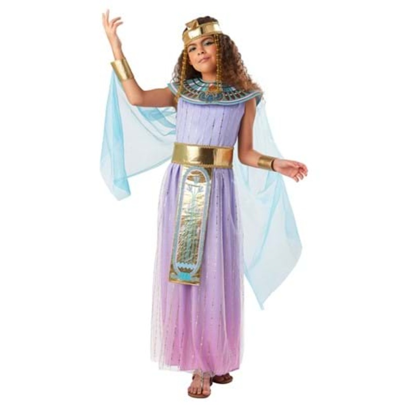 Rose Lavender Cleopatra Costume for Kids Small