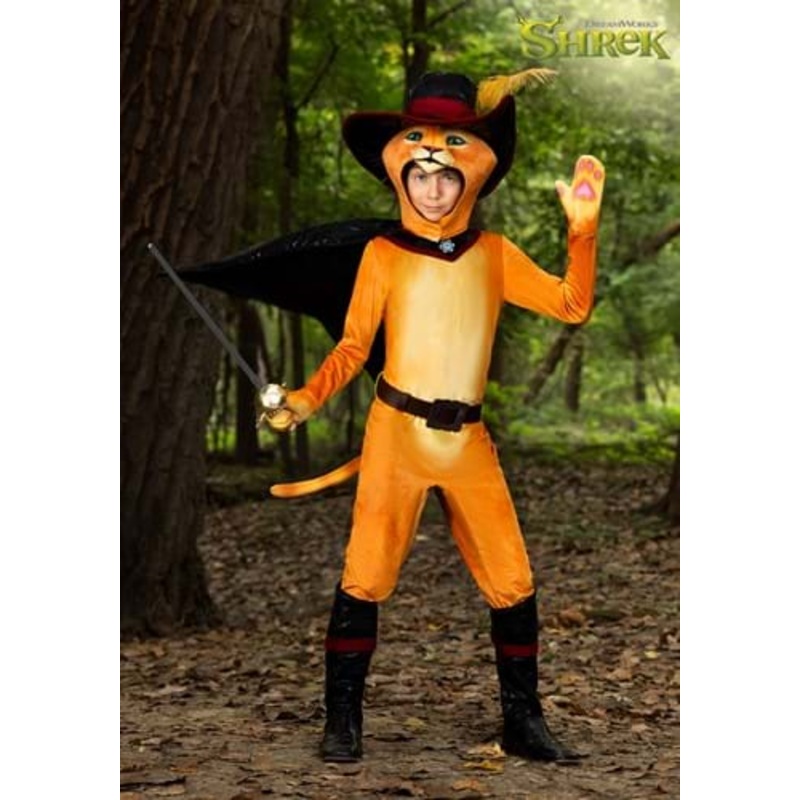 Shrek Puss in Boots Costume for Kids X-Small
