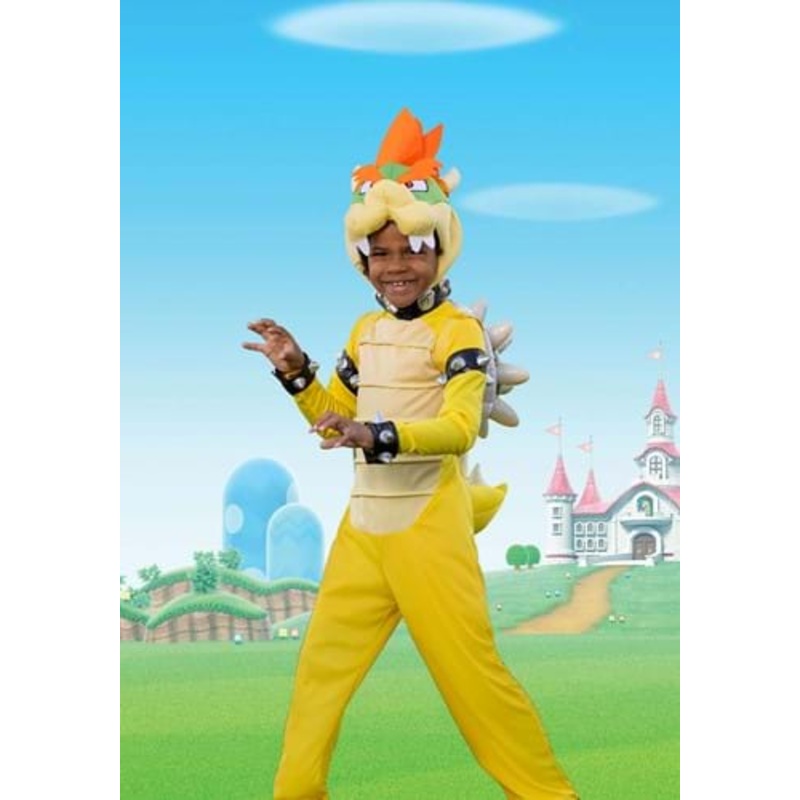 Super Mario Bros. Deluxe Bowser Kid's Costume Size 4/6