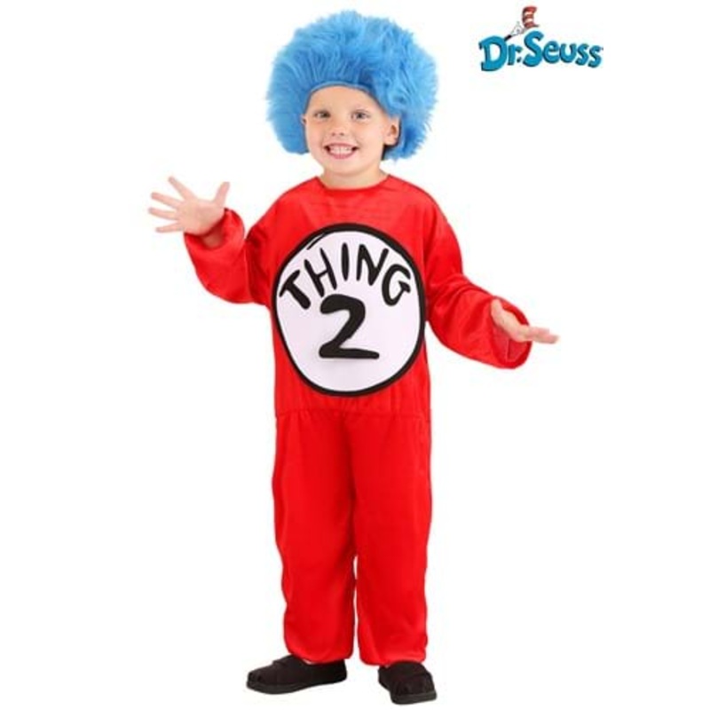 Toddler Thing 1 & Thing 2 Costume X-Small (2T