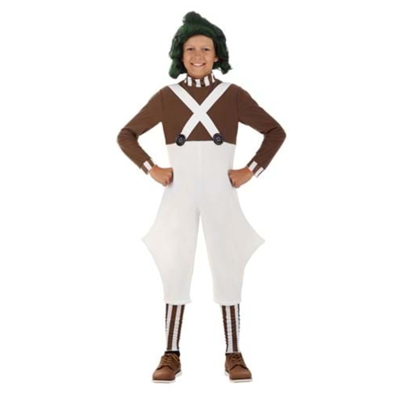 Willy Wonka Oompa Loompa Costume for Kids X-Small