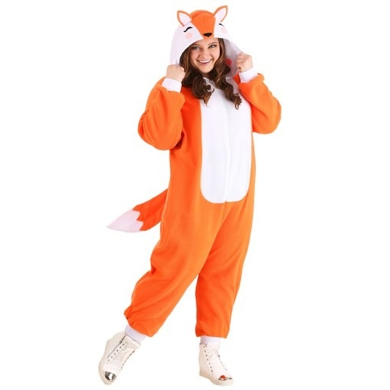 Adult Cozy Fox Plus Size Costume