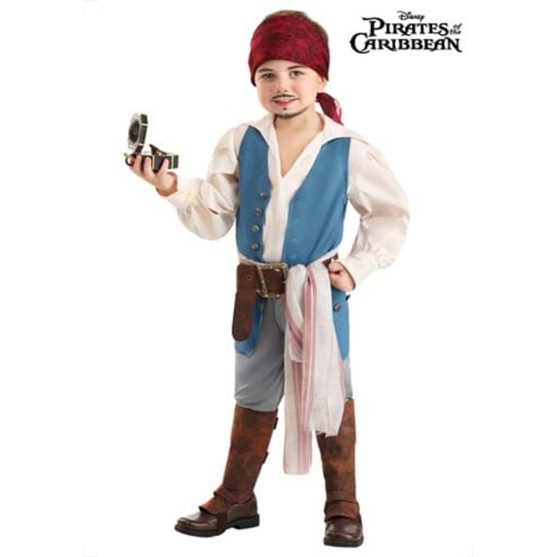 Boy's Captain Jack Sparrow Toddler Costume 2T