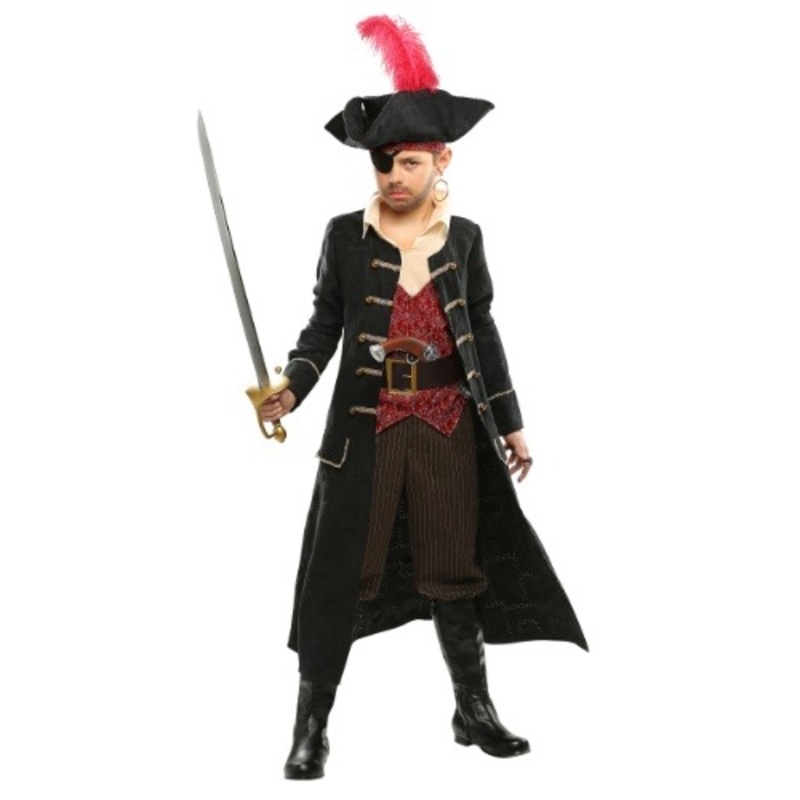 Boys Ship Captain Costume X-Small