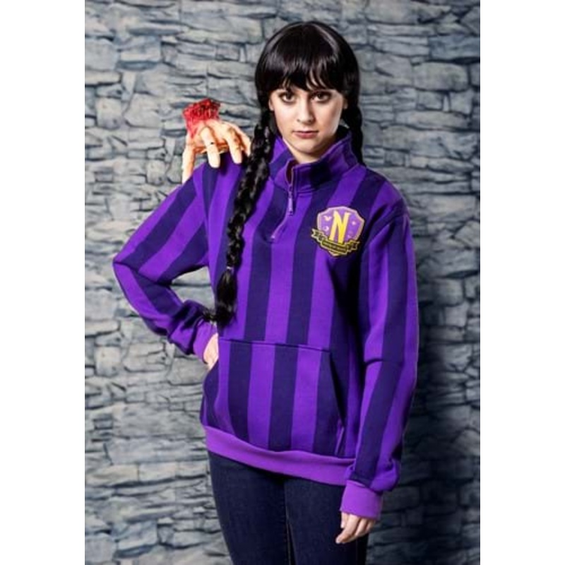 Cakeworthy Nevermore Academy 1/4 Zip Pullover for Adults