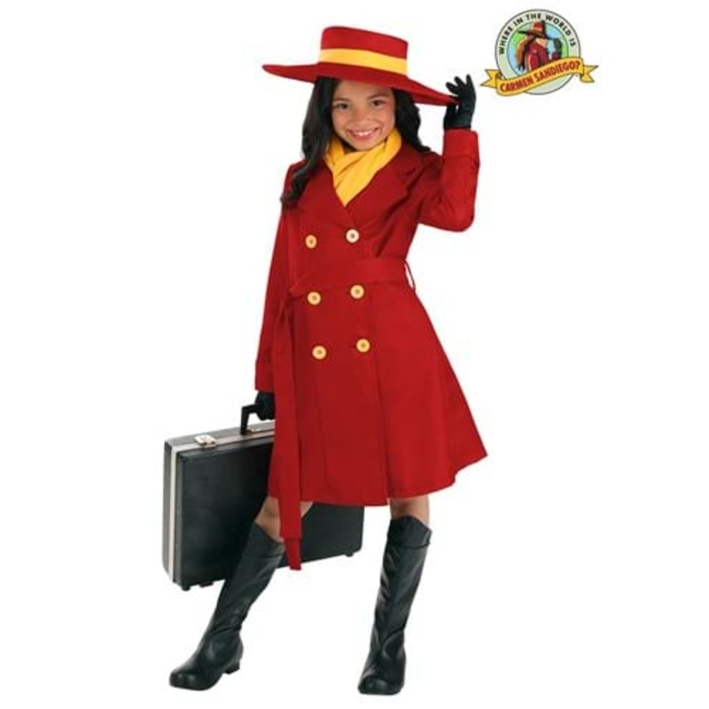 Carmen Sandiego Costume for Girls X-Small