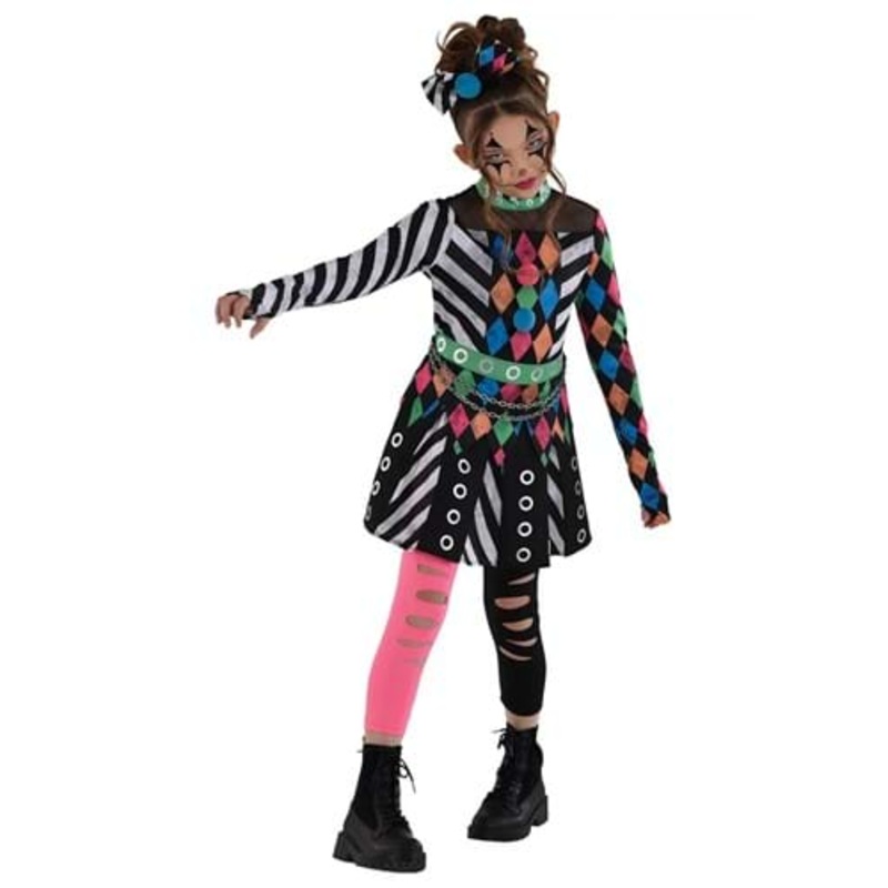 Carnival Terror Costume for Girls Medium