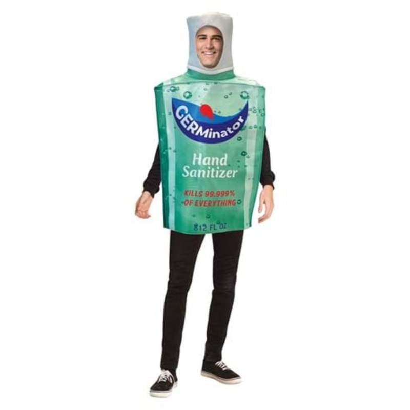 Germinator Hand Sanitizer Bottle Costume for Adults