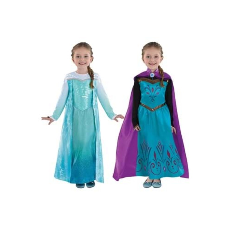 Girl's Reversible Frozen Elsa Costume Medium