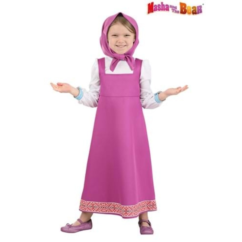 Girl's Toddler Masha and the Bear Masha Costume 18 MO