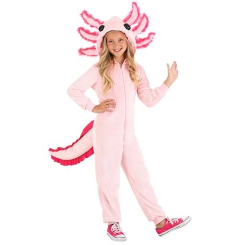 Kid's Axolotl Costume Onesie X-Small
