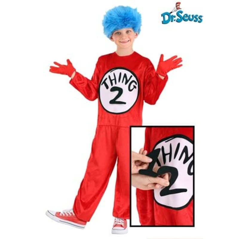 Kid's Dr. Seuss Thing 1 & Thing 2 Costume Small (4-6)