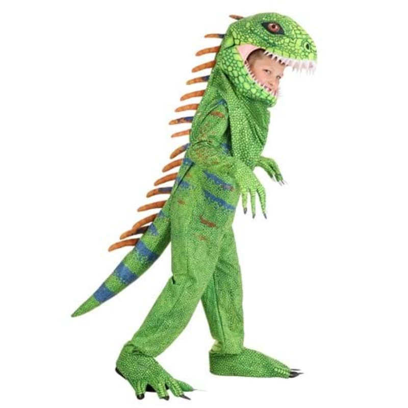 Kid's Green Iguana Costume X-Small