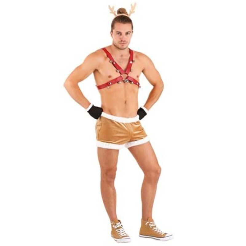Mens Sexy Reindeer Costume