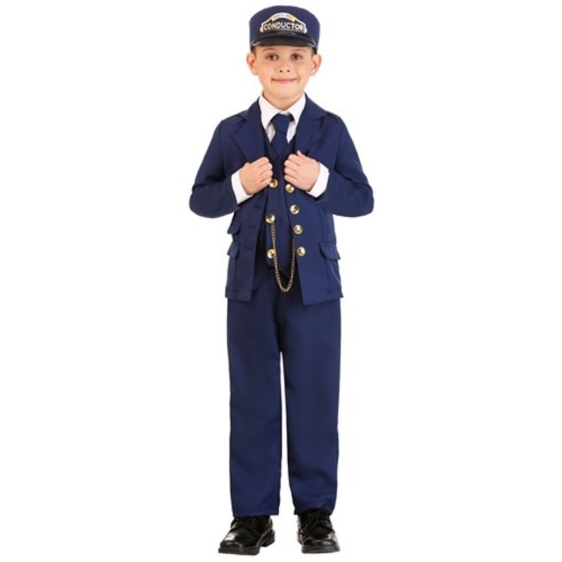 North Pole Train Conductor Costume for Boys X-Small