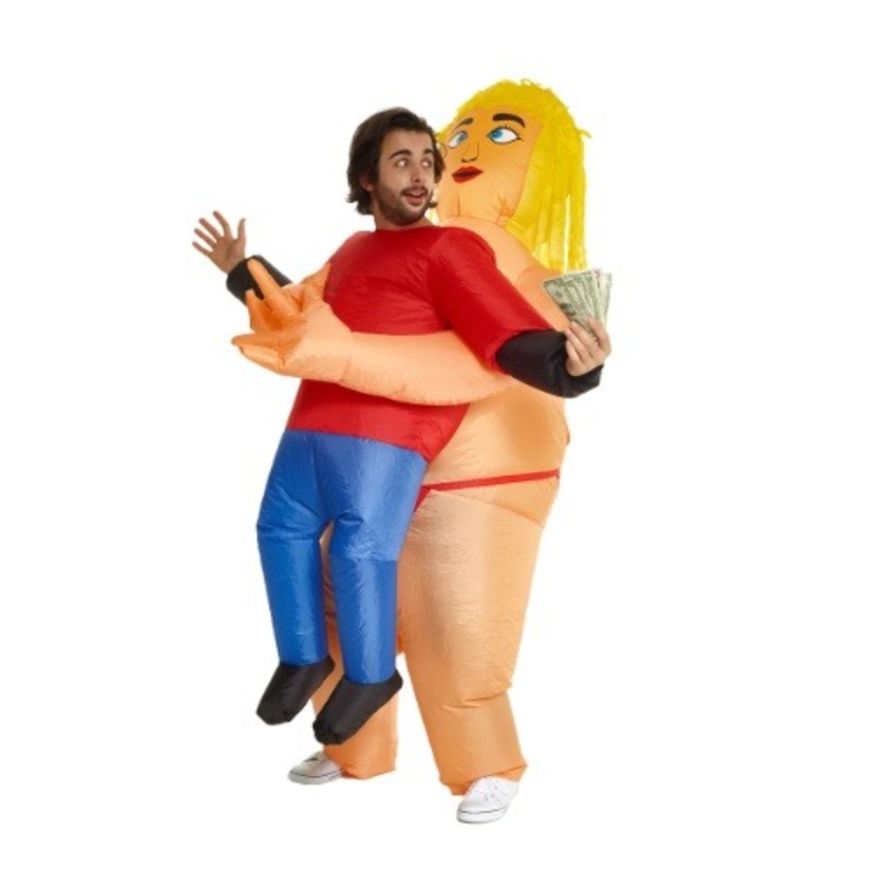 Pick Me Up Stripper Inflatable Mens Costume