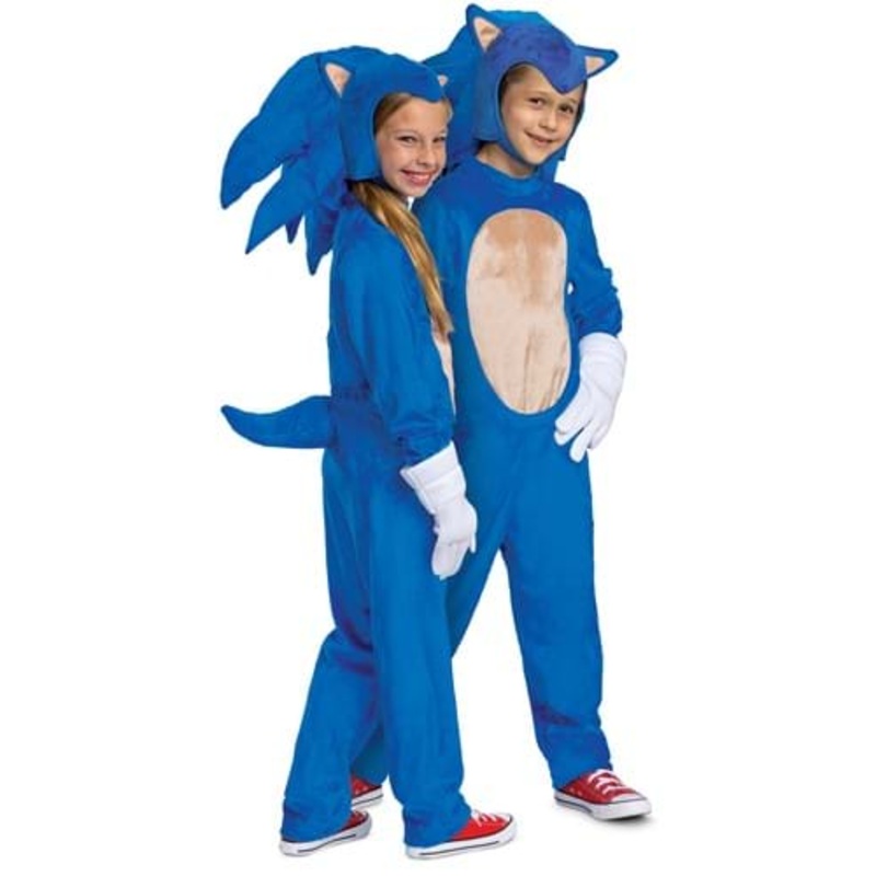 Sonic 2 Deluxe Sonic Movie Costume for Kids Size 4/6