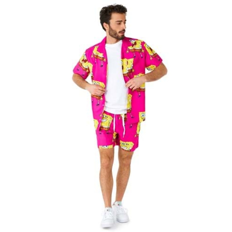 Spongebob Swimsuit & Shirt Set