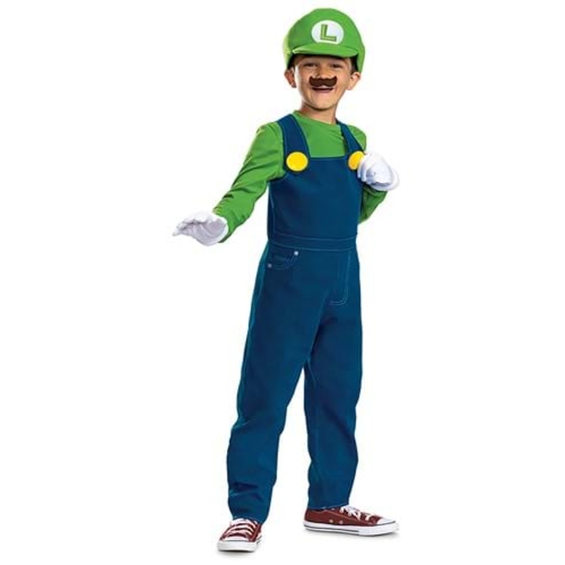 Super Mario Bros Kid's Premium Costume for Kids Size 4/6