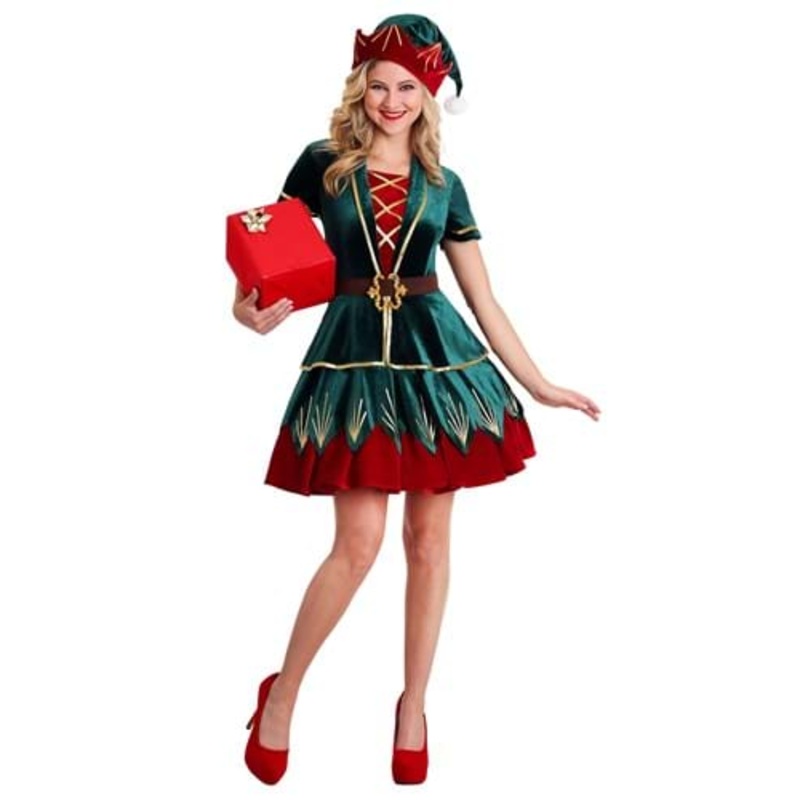 The Women's Deluxe Holiday Elf Costume
