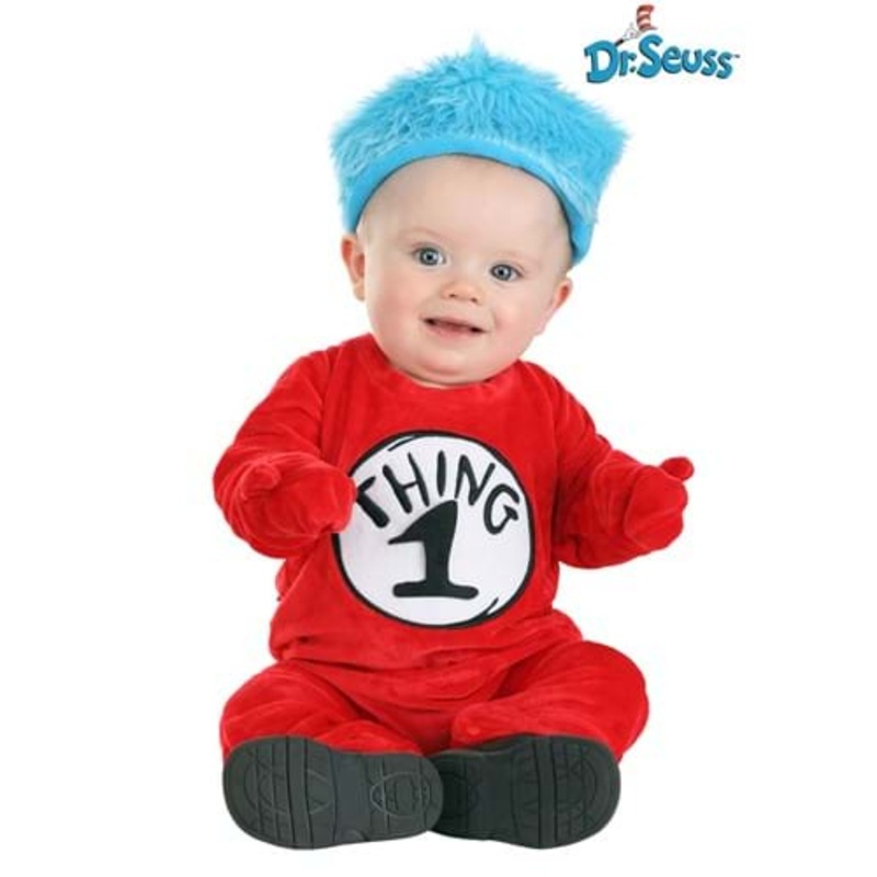 Thing 1 and 2 Costume for Infants 0/3 Months