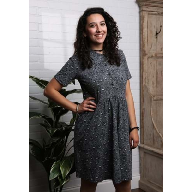 Cakeworthy Wallpaper Button Up Haunted Mansion Dress