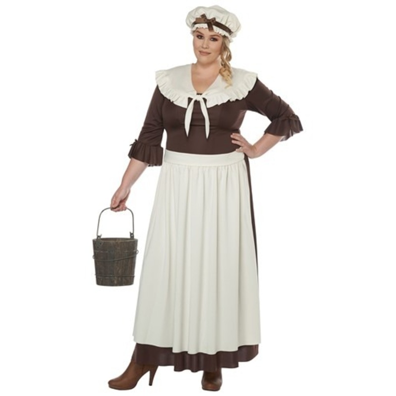 Colonial Village Woman Plus Size Costume
