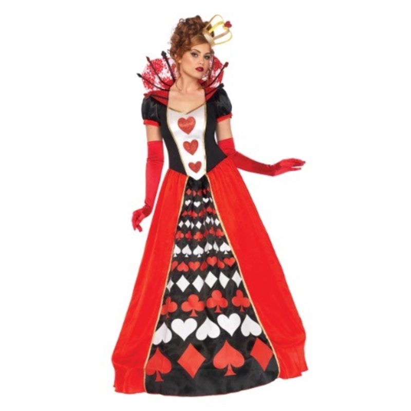 Deluxe Women's Queen of Hearts Costume