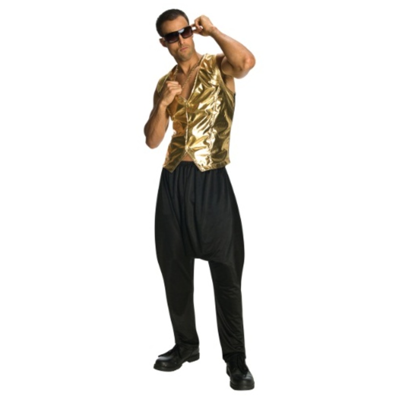 Gold MC Hammer Vest for Adults