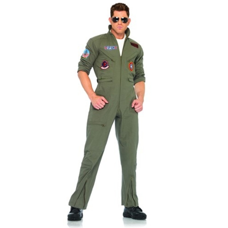 Men's Top Gun Flight Suit Costume