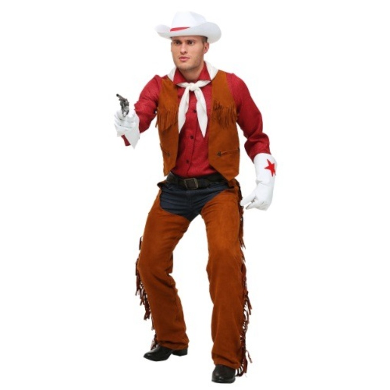 Plus Size Rodeo Cowboy Costume for Men