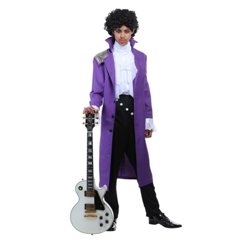 Men's Plus Size Purple Rock Legend Costume