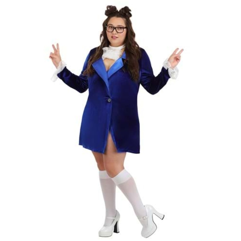 Plus Size 60's Swinger Costume for Women