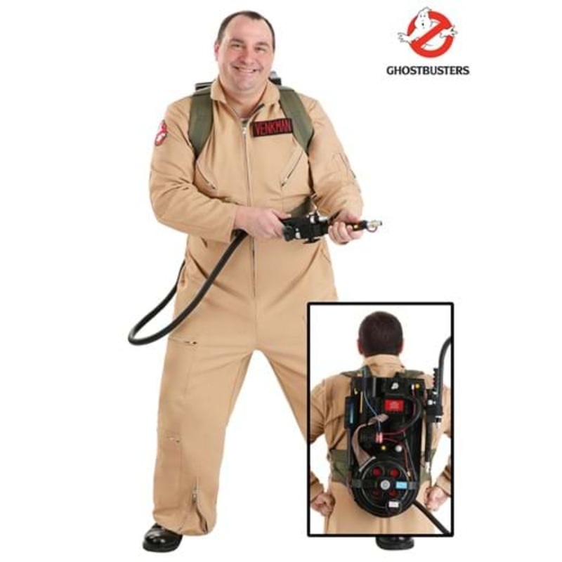 Plus Size Authentic Ghostbusters Costume for Men