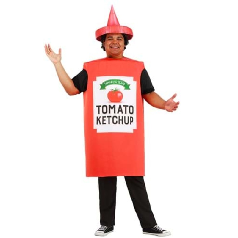 Plus Size Ketchup Adult Costume