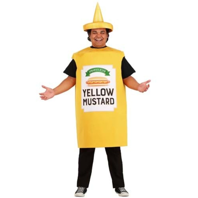 Plus Size Mustard Costume for Adults