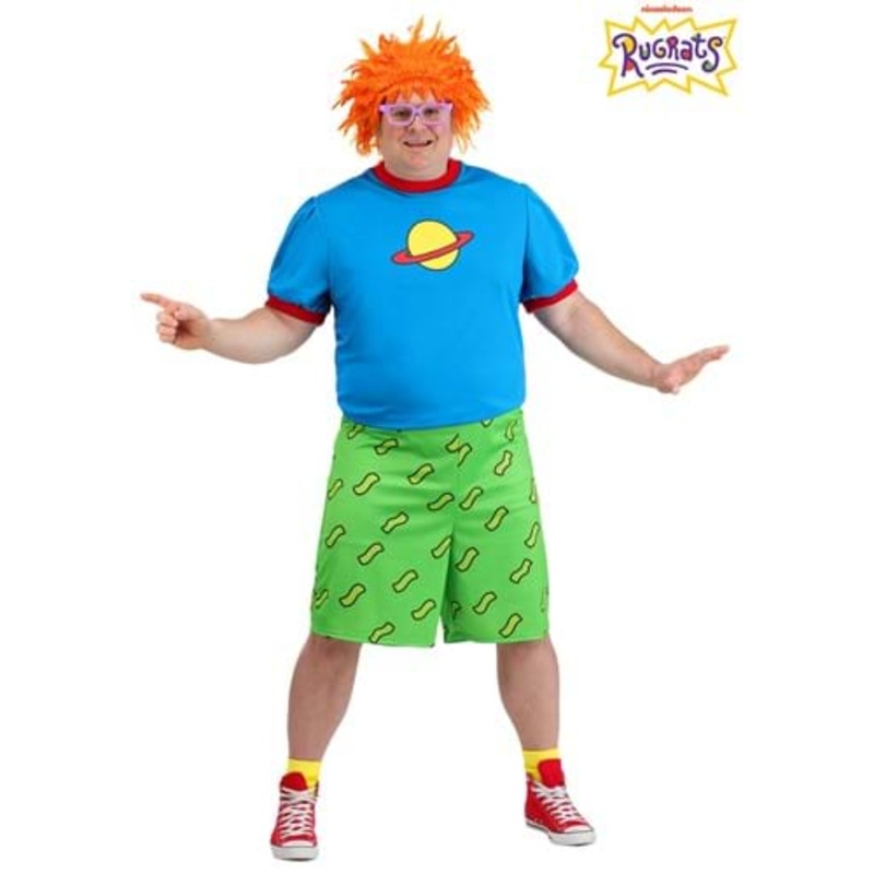 Plus Size Nickelodeon Rugrats Chuckie Costume for Men