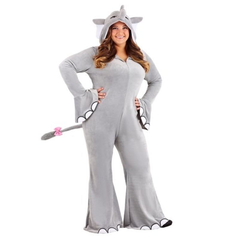 Plus Size Wild Elephant Women's Costume