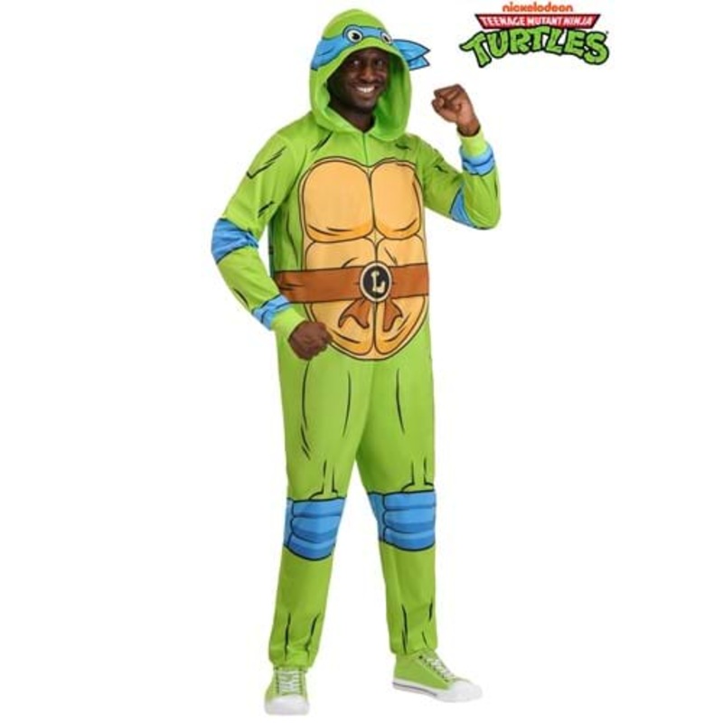 Adult Teenage Mutant Ninja Turtles Leonardo Costume Onesie