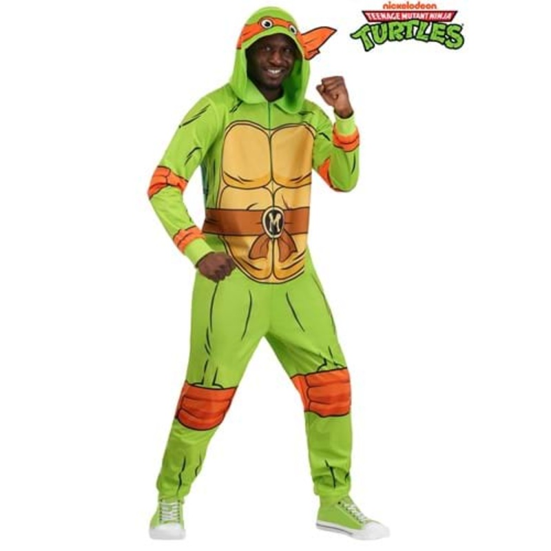 Adult Teenage Mutant Ninja Turtles Michelangelo Costume Onesie