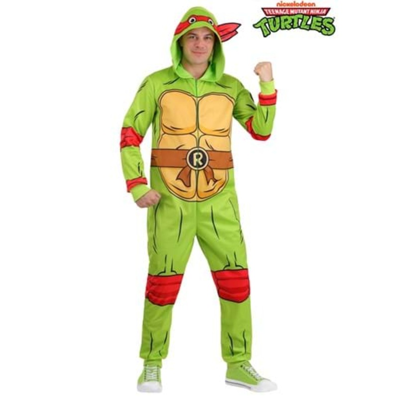 Adult Teenage Mutant Ninja Turtles Raphael Costume Onesie