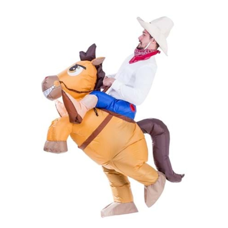 Inflatable Horse Ride-On Costume for Adults