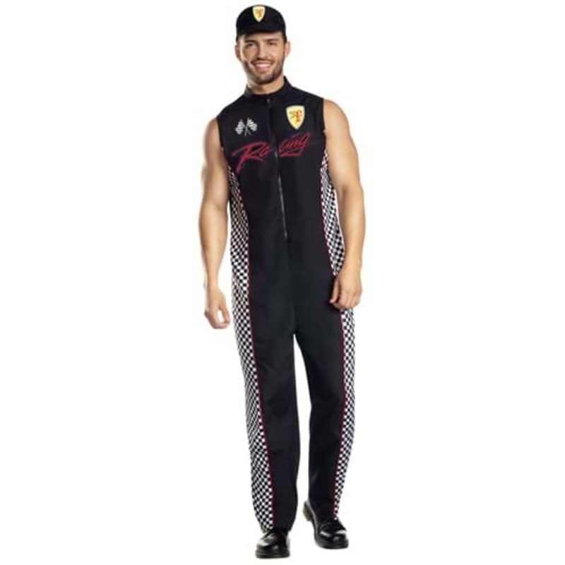 Men's Formula Racer Uniform Costume