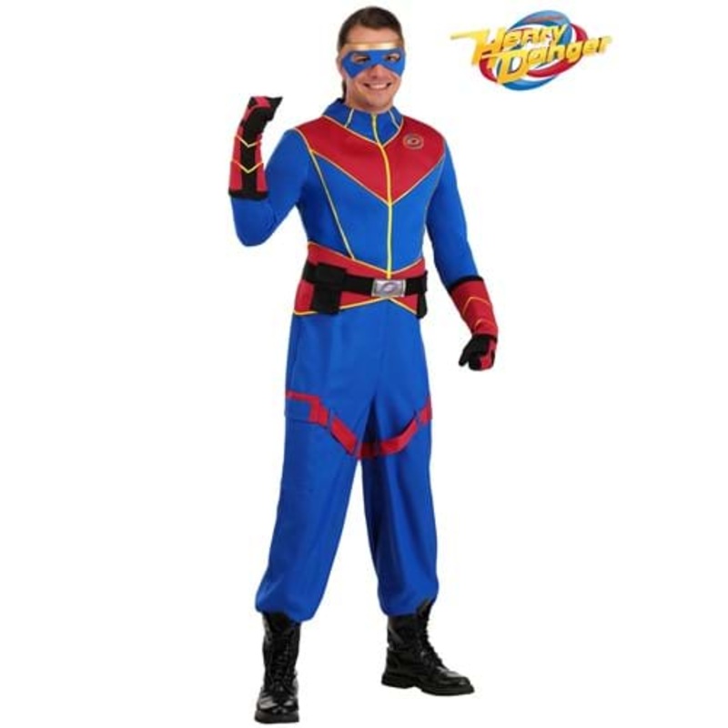 Men's Nickelodeon Henry Danger Captain Man Costume